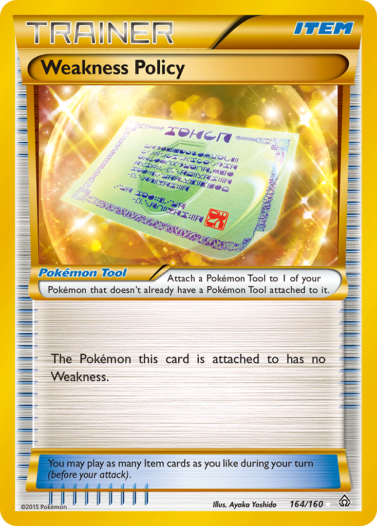 Primal Clash Weakness Policy #164/160